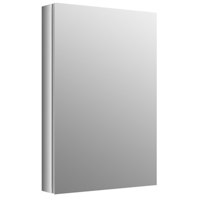 Verdera Recessed or Surface Mount Frameless Medicine Cabinet with 3 Adjustable Shelves