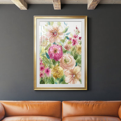 " Jardin De Fleurs " Painting Print