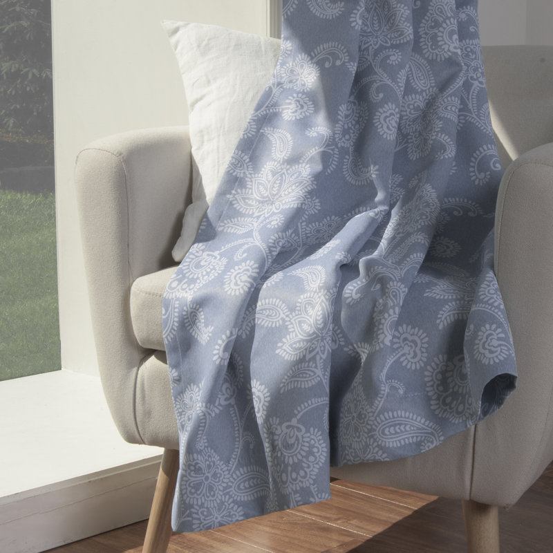 Blackout Sliding Panel, Blue