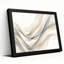 Art mural sur toile noir encadré pour le salon, la chambre à coucher, le bureau ou le vestibule - Décoration murale décorative avec tissu fluide-416875291-416875264