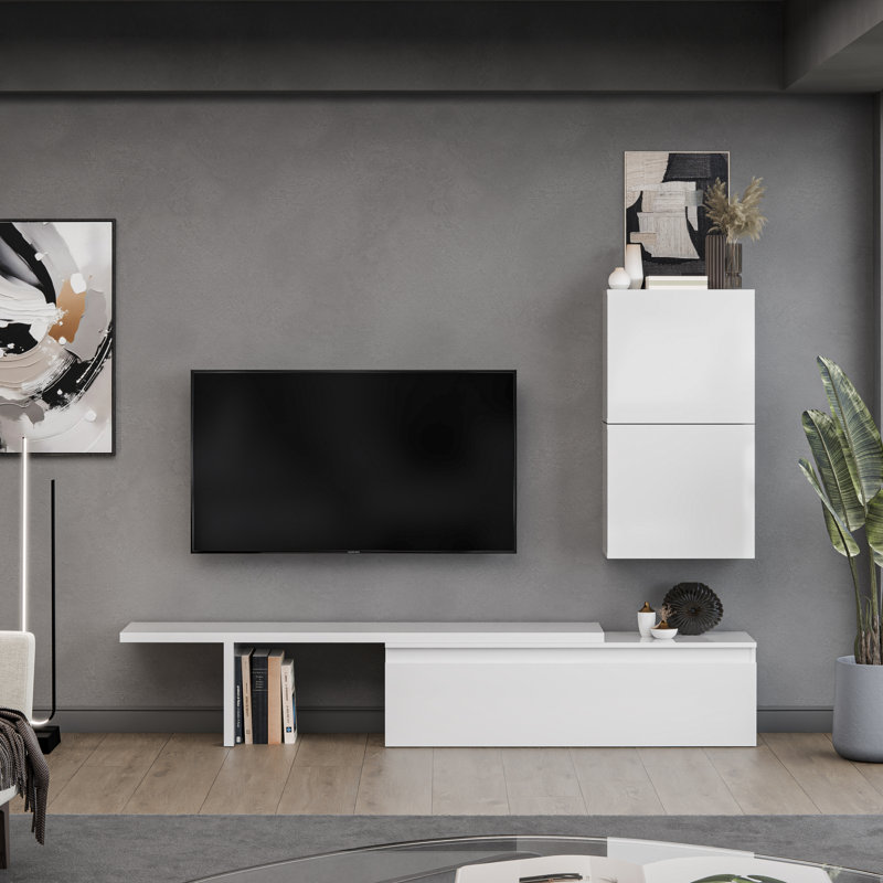 Bezier Entertainment Centre, White