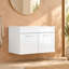 Wall Mounted Single Vanity Bathroom Vanity With Ceramic Top