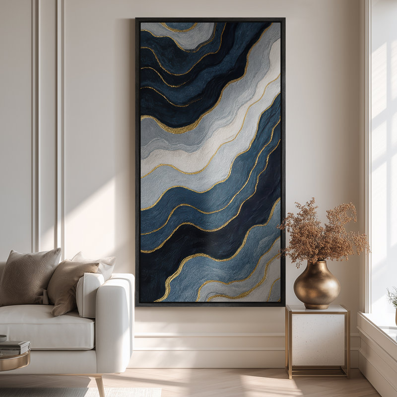 Très grand art mural sur toile encadré - impressions murales rétro pour chambre à coucher, Noir