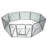 Panel Metal Exercise Pen With Door-49909011