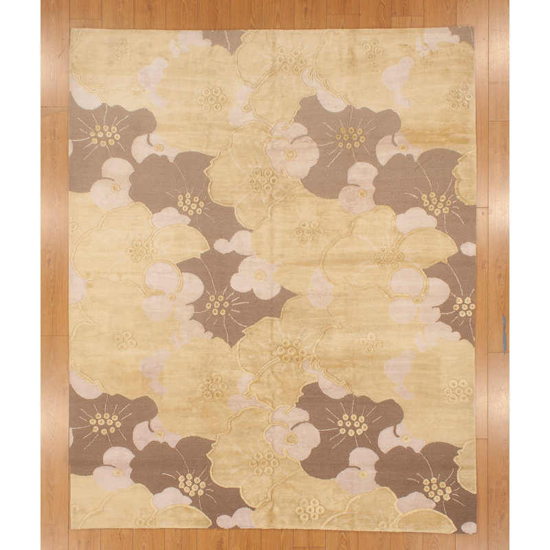 Tapis unique doré 97 x 118 Feliscia