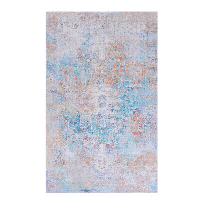 Area Rug, Yellow Washable Rug (Yellow)