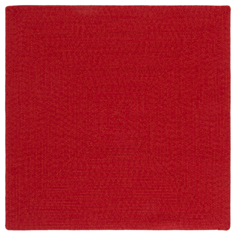 Graddy Hand Woven Performance Machine Washable Performance Solid Color Indoor/Outdoor Area Rug, Square 4'