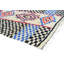 Tapis blanc cassé / blanc / rouge / bleu / noir One-of-a-Kind 4 pi 10 po x 6 pi 9 po