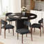 Modern Minimalist Dining Chair With Wood Legs, Mid-Century Accent Chair For Kitchen, Living Room, And Vanity-1192465466-1192465464-1192465479