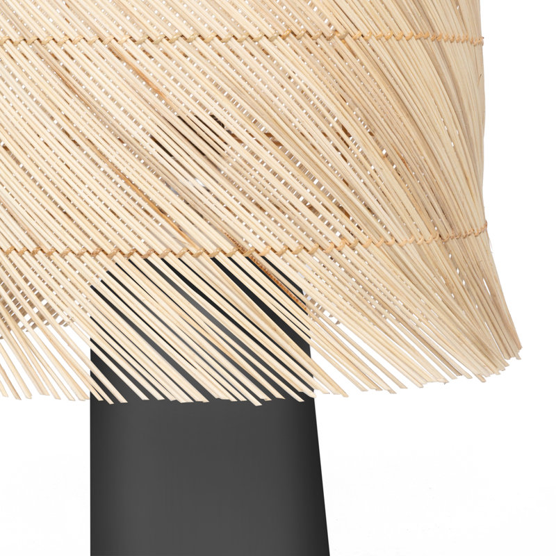 Ceramic Table Lamp, Black