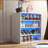 Glass Door Shoe Box Shoe Storage Cabinet With RGB Led Light-253283730