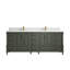 Ensemble de meuble-lavabo double 84 po Huntwood-892065637