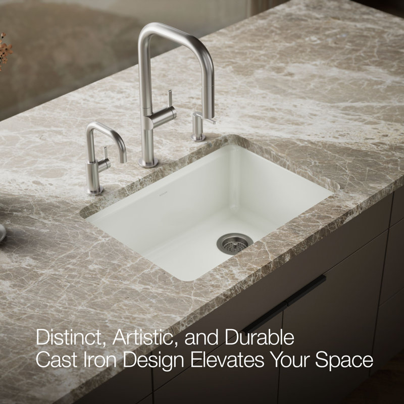 Riverby® 27"L x 22"W Kitchen Sink, Dune