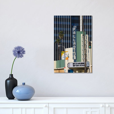 Theater in a City, Hollywood Palladium, Hollywood, Los Angeles, California, USA 1 Piece Wrapped Canvas Wall Art