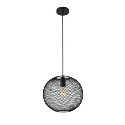 Luminaire suspendu sphère 1 lumière Paxton