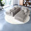 "Canapé modulaire moderne en chenille, spacieux en forme de L pour le salon