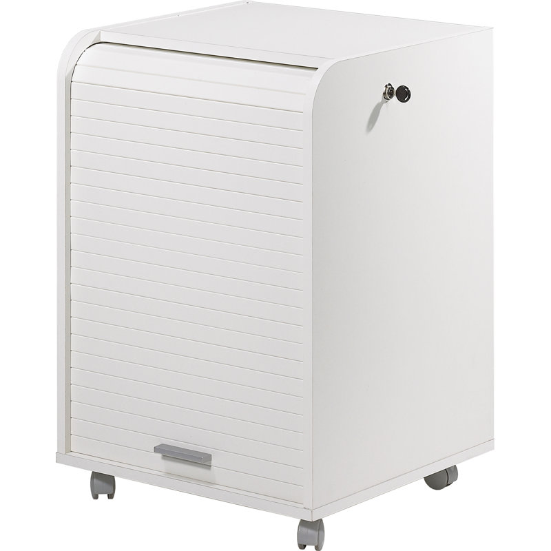 Graziella 1 -Door 2 -Drawer Filing, White