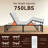 Adjustable Bed Base Frame Head And Foot Incline Quiet Motor Queen Size Zero Gravity, Dual USB A+C Ports, Remote Control With ZG And Memory Keys