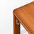 40.2" Bamboo Folding Desk with Storage Shelves Space Saving Desk for Small Spaces