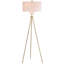 Enrica 167.64" Brass Tripod Floor Lamp
