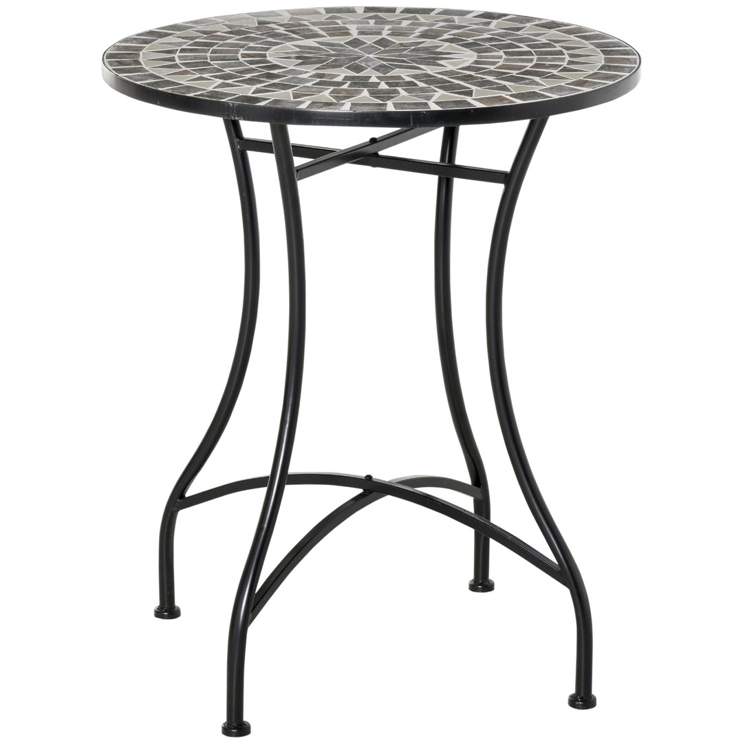 Anjuman Round Metal Outdoor Dining Table,Coffee Table,Bistro Table , 60cm cm W 60cm cm D