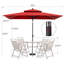 Parasol de marché rectangulaire 10 pi sans base lestée Delray-2072822240