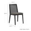 Chaise d'appoint en bois et rotin Monarch-102521193