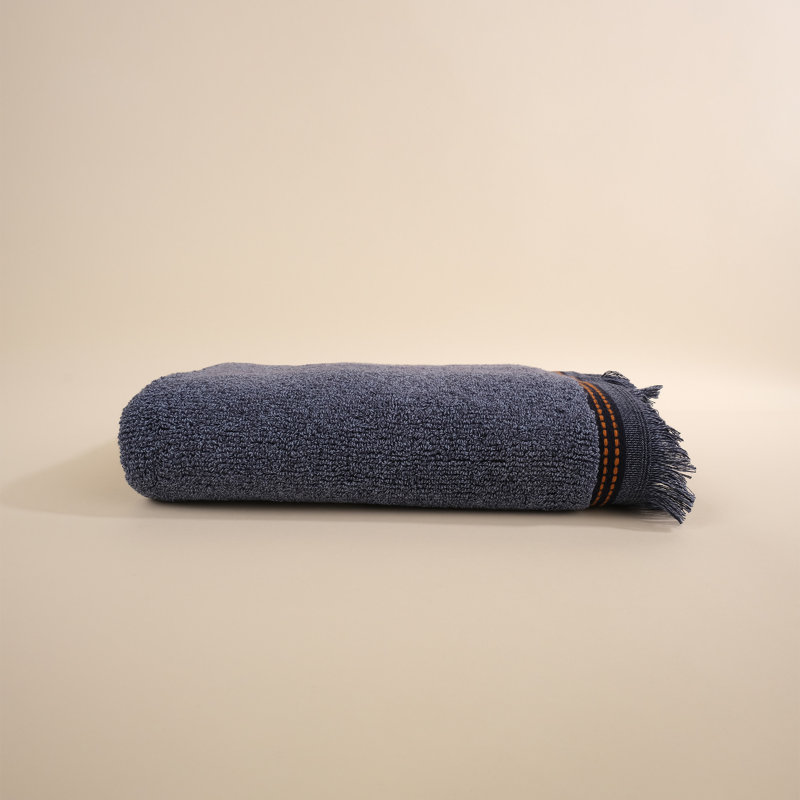 Débarbouillette 100% coton Cainaan, Bleu marine