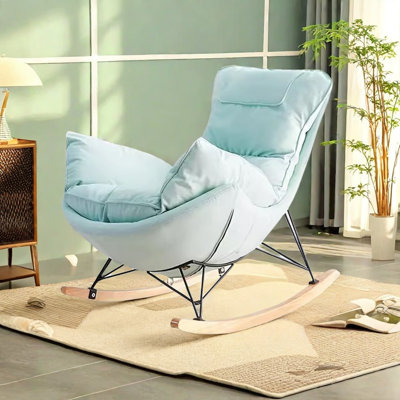 Chaise berçante en tissu Light Luxury Technology