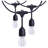 24 Foot LED String Light 12-S14 Lamps 2700K CCT Black 120V
