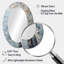 Miroir mural argenté-762677176