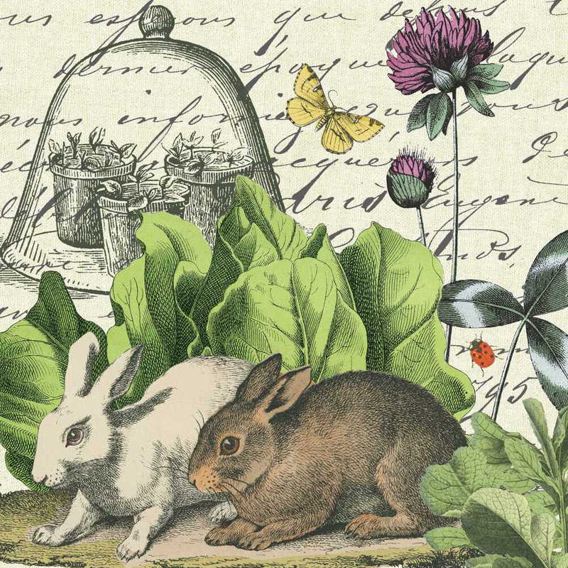 Garden Lapin II, H 20 po x l 20 po