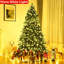 Arbre de Noël artificiel vert 7 pi 6 po avec 400 lumières