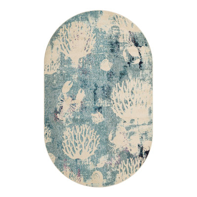 Tapis bleu clair Esposito