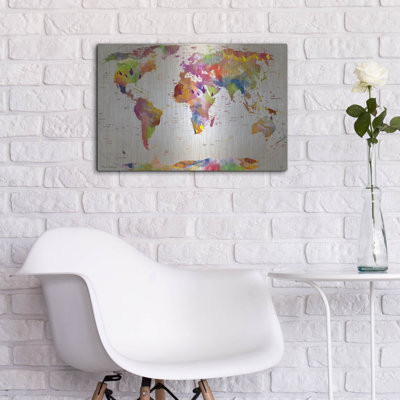 "Carte du monde" par Mark Ashkenazi