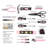 Tool Set - 123-Piece Toolkit with Carrying Bag (Pink)
