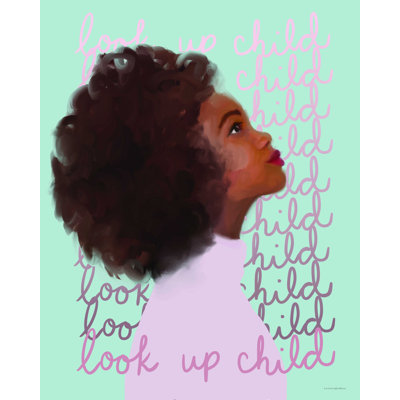 Look up Child - reproduction sur toile tendue