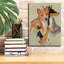 «Basenji and Ghost» par Barbara Keith, art mural sur toile-1159344228