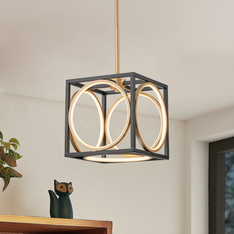 Square Dimmable LED Single Pendant