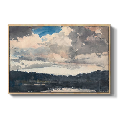The Lone Boat, North Woods Club, Adirondacks, 1892-Winslow Homer-Framed Gallery Wrapped Canvas