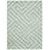 Santa Fe Hand Knotted Wool Pile Geometric Rug in Gray