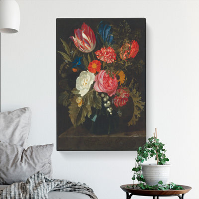 Still Life With Flowers Vol.4 by Maria Van Oosterwijk - Wrapped Canvas Painting