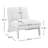 Jacobi Upholstered Outdoor Side Chair with Wood Frame
