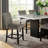 Annah 6 - Person Marble Top Four Leg Dining Set