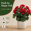 Silk Geranium Bush avec 7 têtes intérieur / extérieur