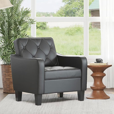 Fauteuil en similicuir