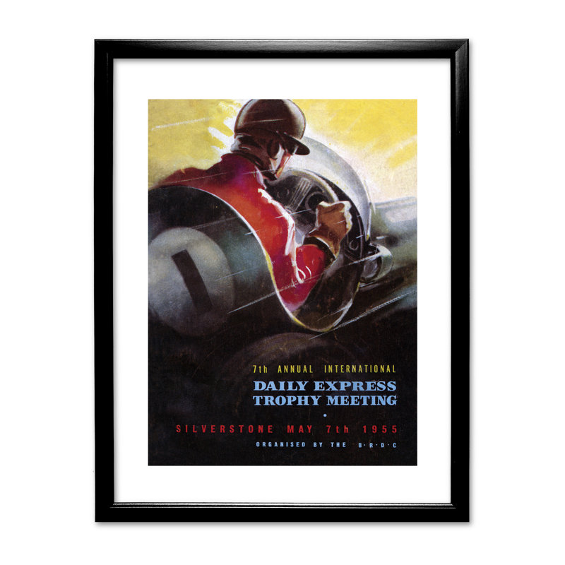 Single Picture Frame Print, Black