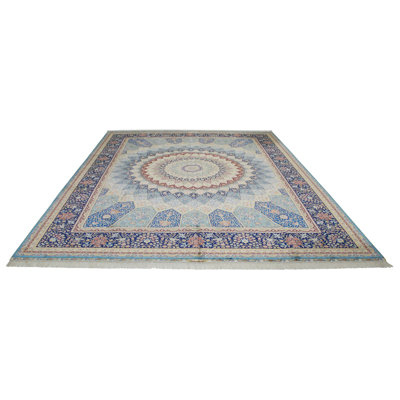 9x12 Blue and Navy Turkish Rug