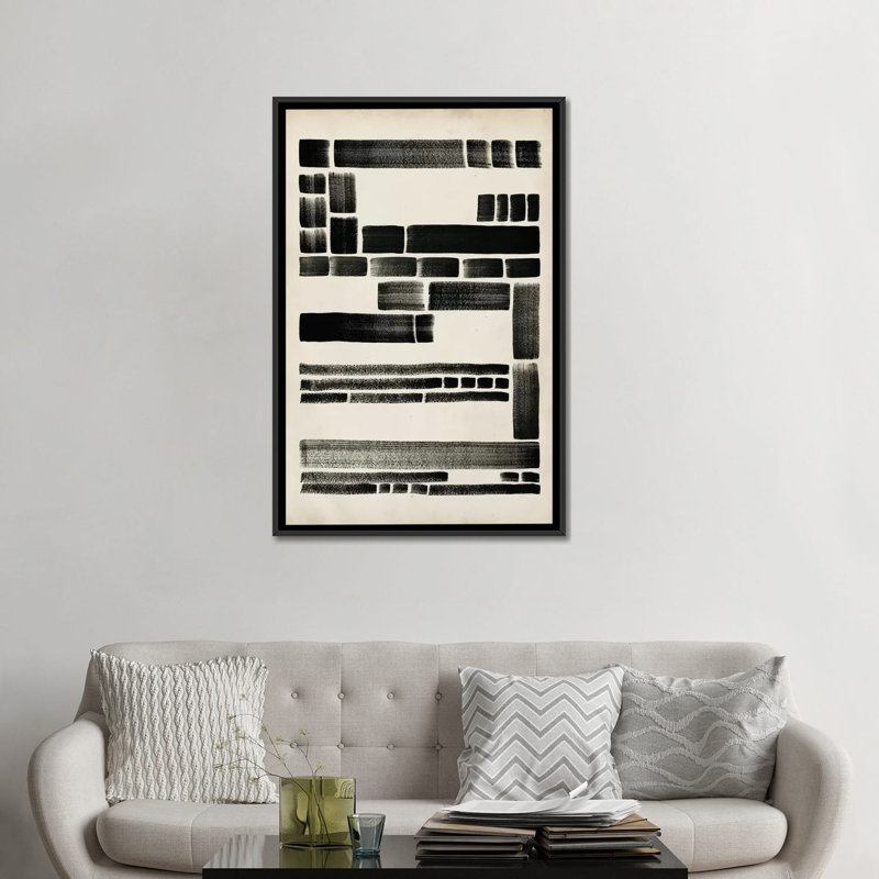 « antique dash i », impression sur toile, H 48 po x l 32 po x P 1,5 po, Toile avec cadre noir, Pas de tapis