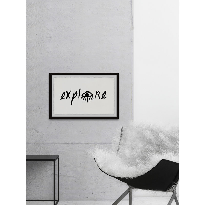 «Explore III» par Marmont Hill - impression encadrée, H 24 po x l 36 po x P 1,5 po